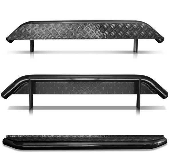 Estribo Plataforma Preto F1000 Cabine Sim... Estribo Plataforma Preto F1000 Cabine Sim...