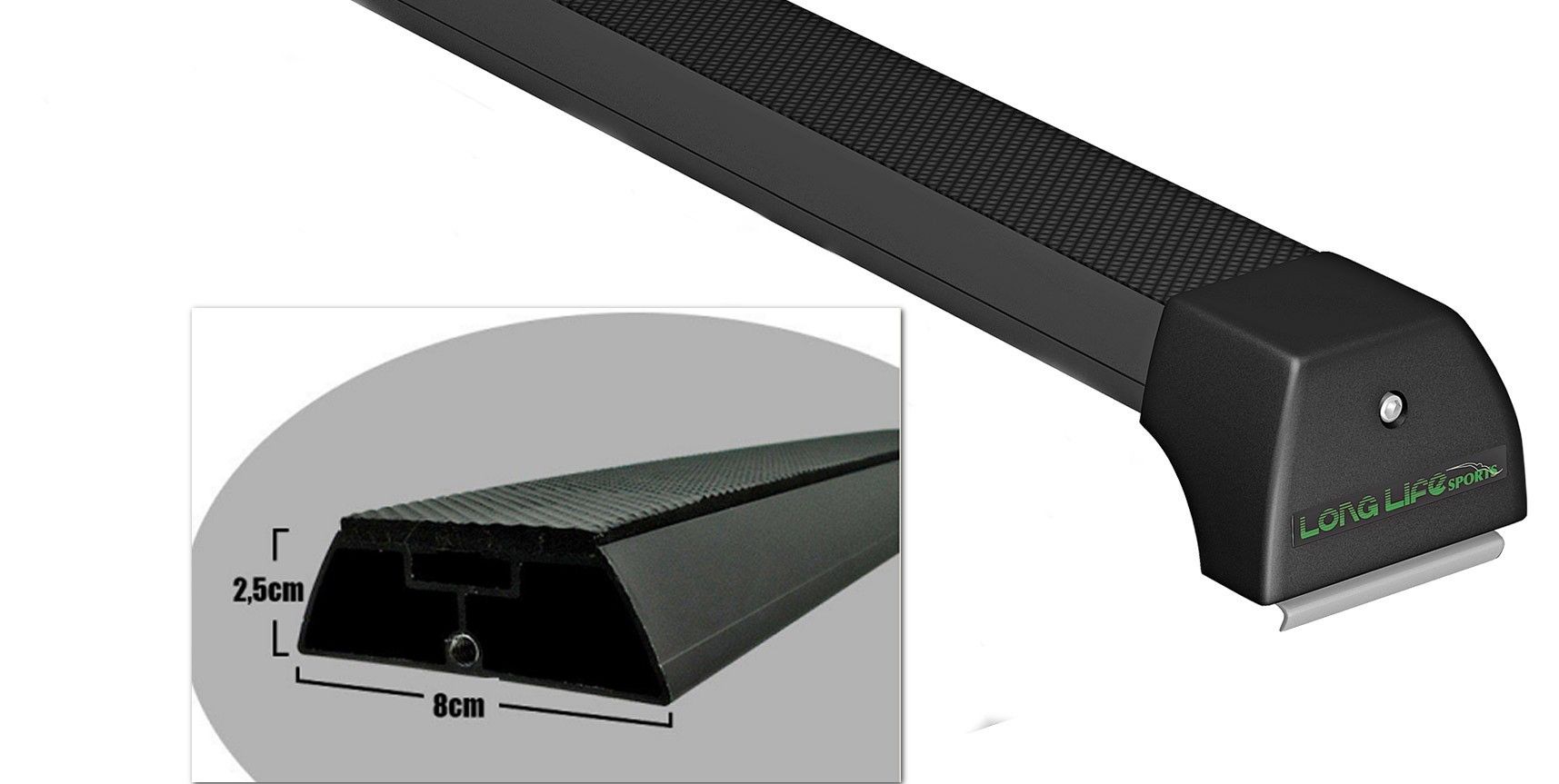 Rack de Alumínio XSara Picasso Preto*