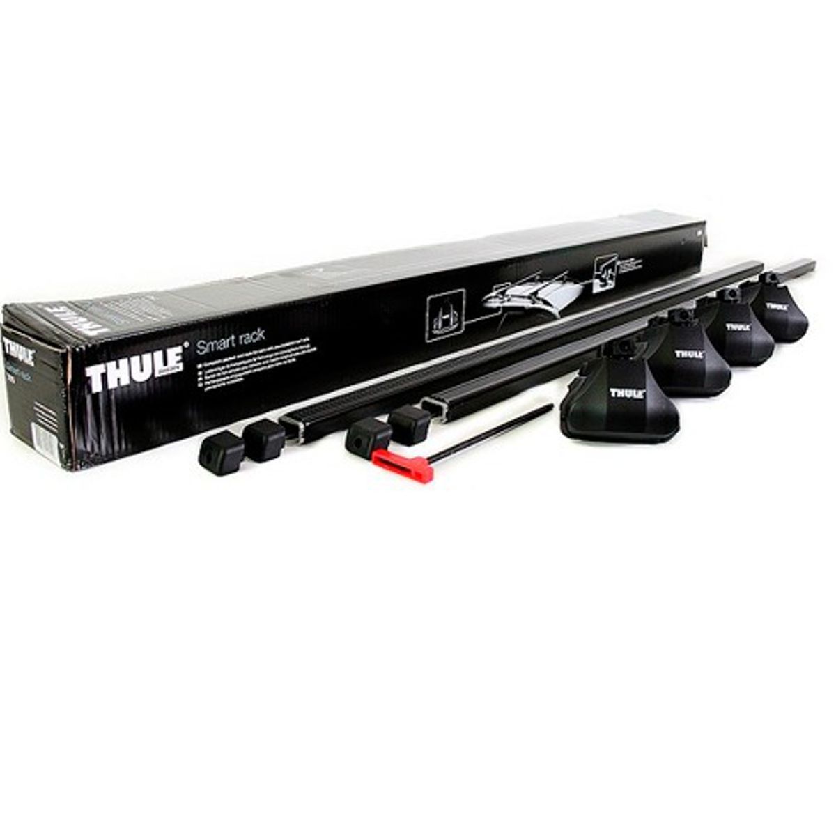 Travessa Universal Aço Preto 1,35m Smart*
