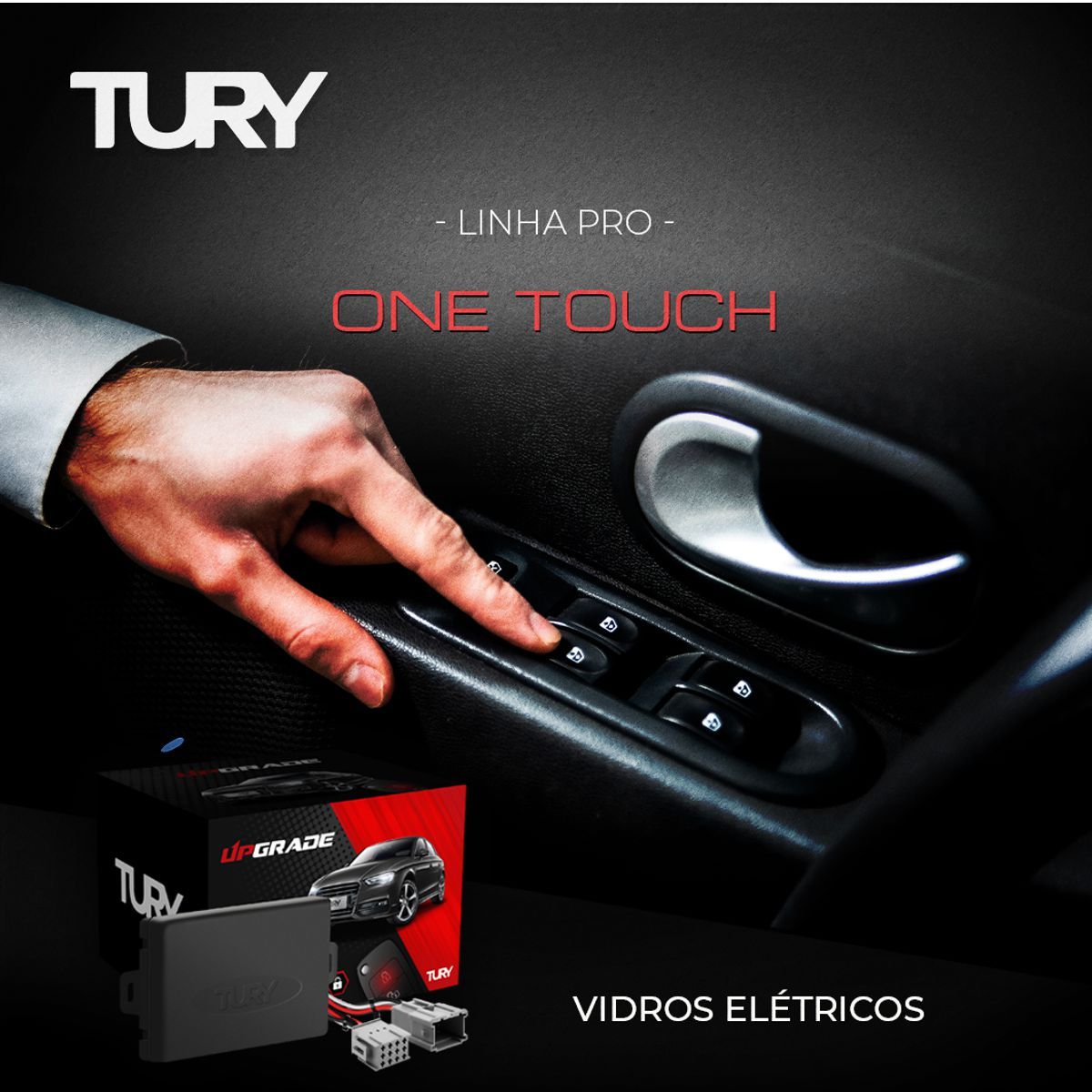Levantamento de Vidro Tury Captiva De 200...