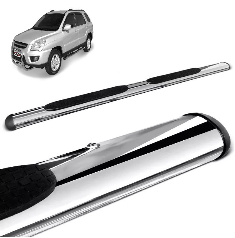 Estribo Oblongo Sportage 07/10 Cromo * Estribo Oblongo Sportage 07/10 Cromo *