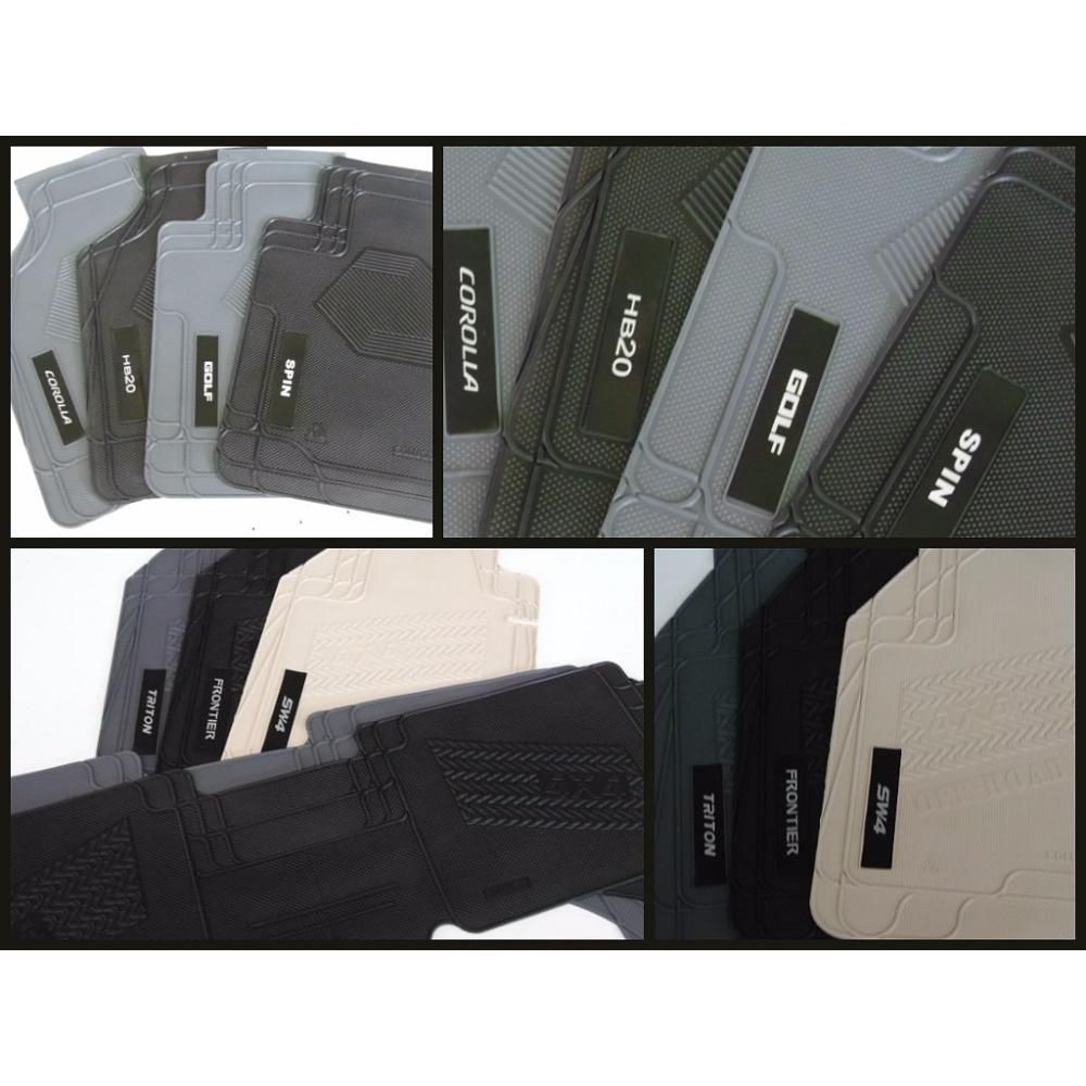 Tapete Personalizado PVC Polo 18/ Bege 4Pç*