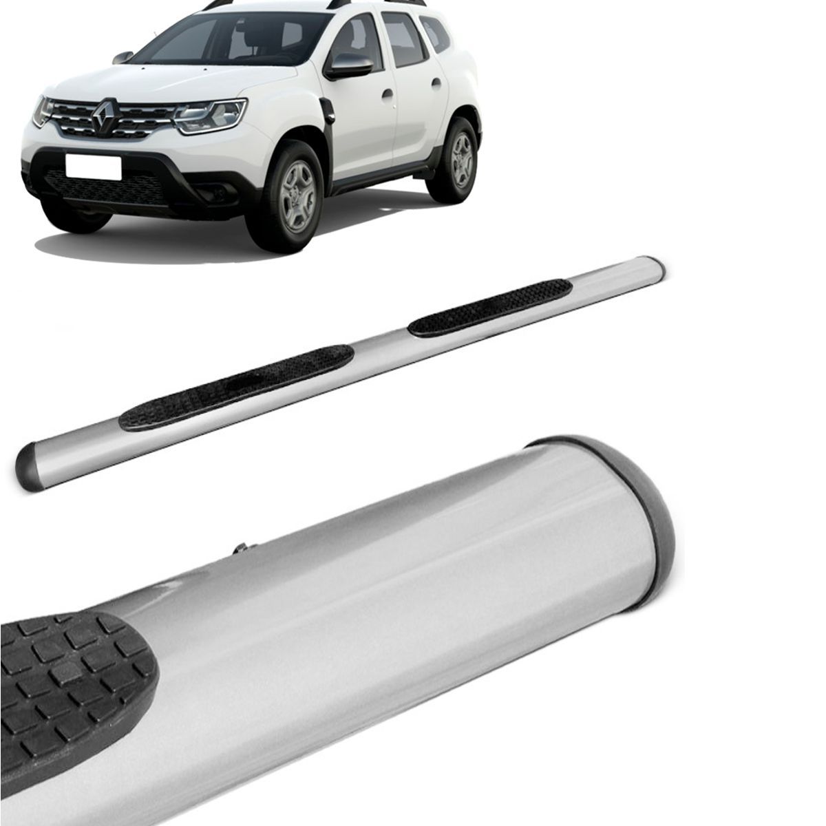 Estribo Oblongo Duster 21/ Prata KIT* Estribo Oblongo Duster 21/ Prata KIT*