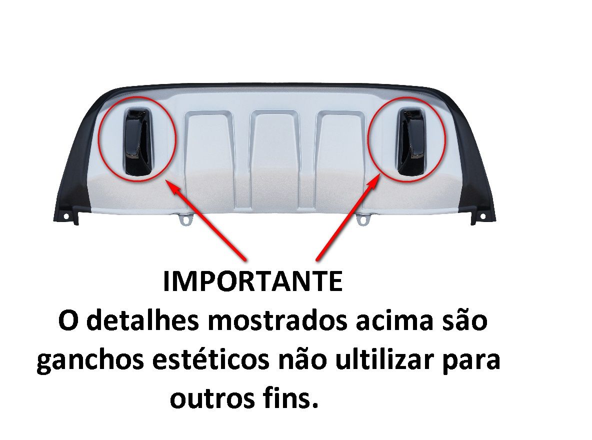 Bumper (Preto/Prata) Hilux 19/20* - Acaba...