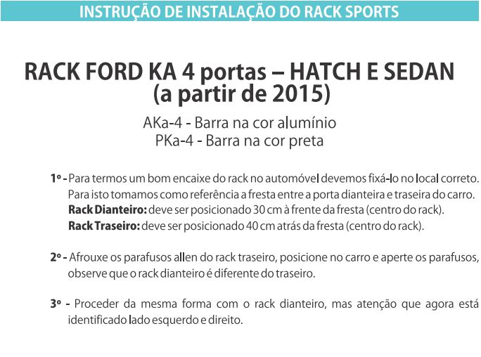 Rack de Alumínio Ká 14/ Prata*