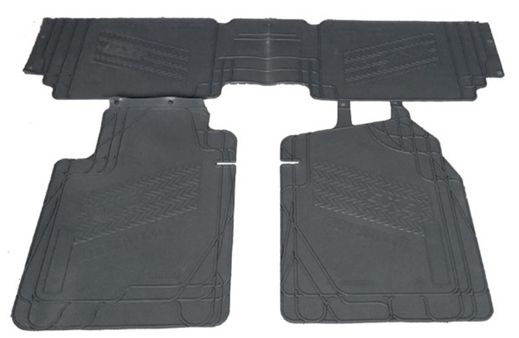 Tapete Personalizado PVC Polo 18/ Cinza 4Pç*